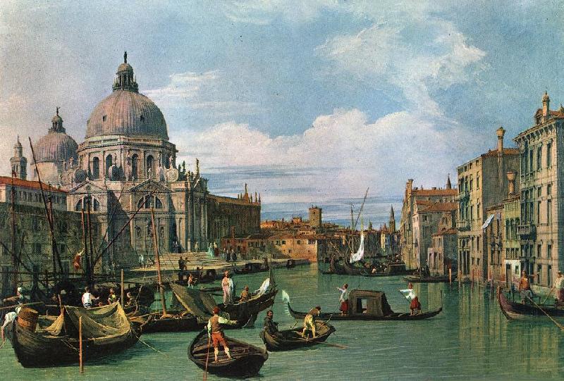 Canaletto The Grand Canal and the Church of the Salute df France oil painting art