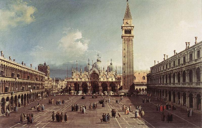 Canaletto Piazza San Marco with the Basilica fg France oil painting art