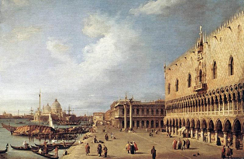 Canaletto View of the Ducal Palace f France oil painting art
