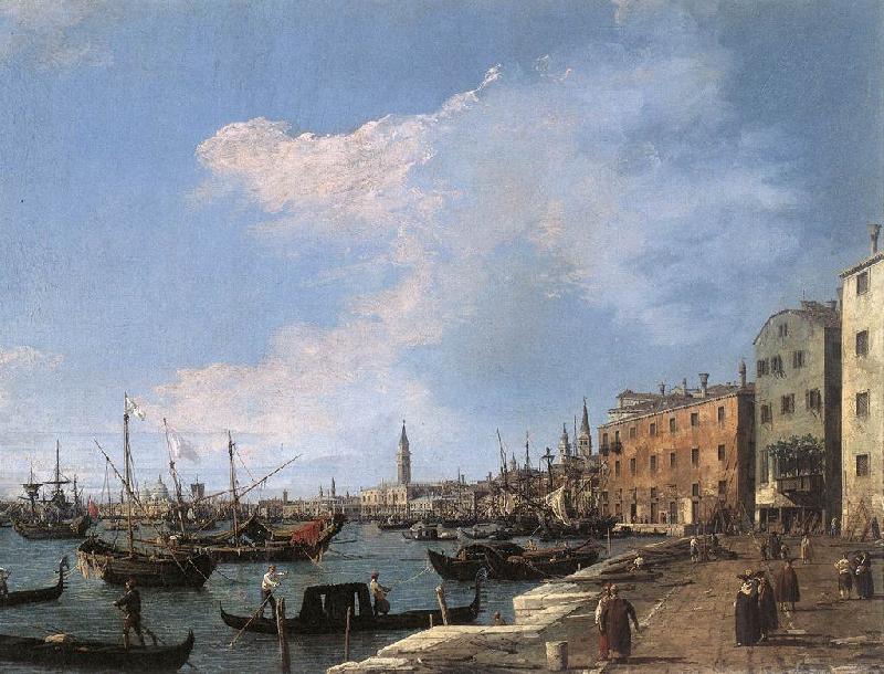 Canaletto The Riva degli Schiavoni f France oil painting art