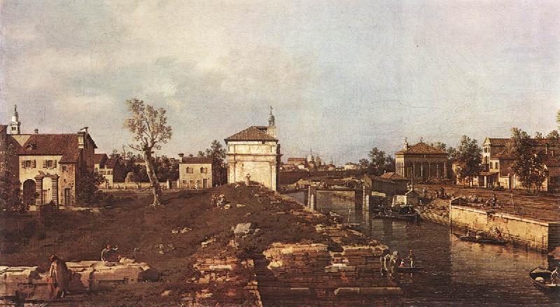 Canaletto The Brenta Canal at Padua dsf France oil painting art