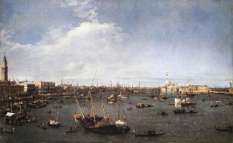 Canaletto Bacino di San Marco (St Mark s Basin) France oil painting art