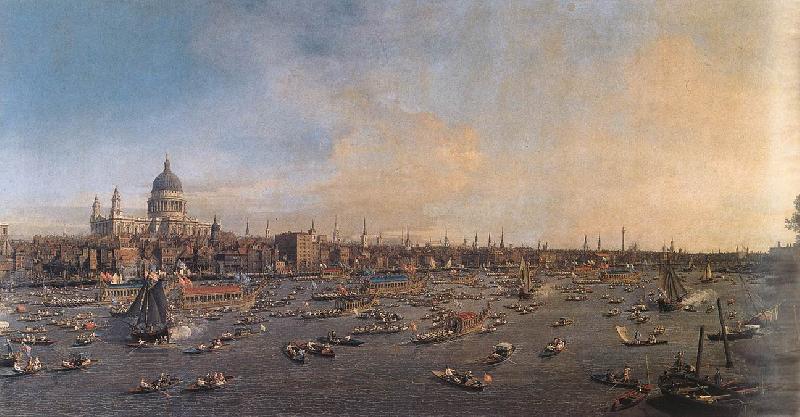 Canaletto The Thames and the City fcf France oil painting art