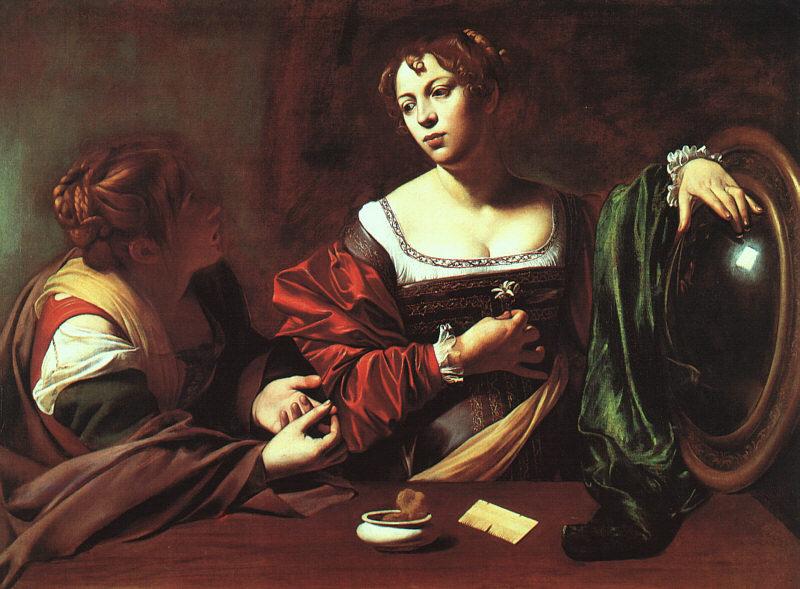 Caravaggio Martha and Mary Magdalene oil painting picture