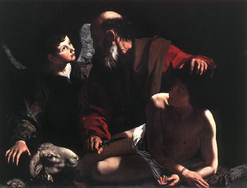 Caravaggio The Sacrifice of Isaac oil painting picture