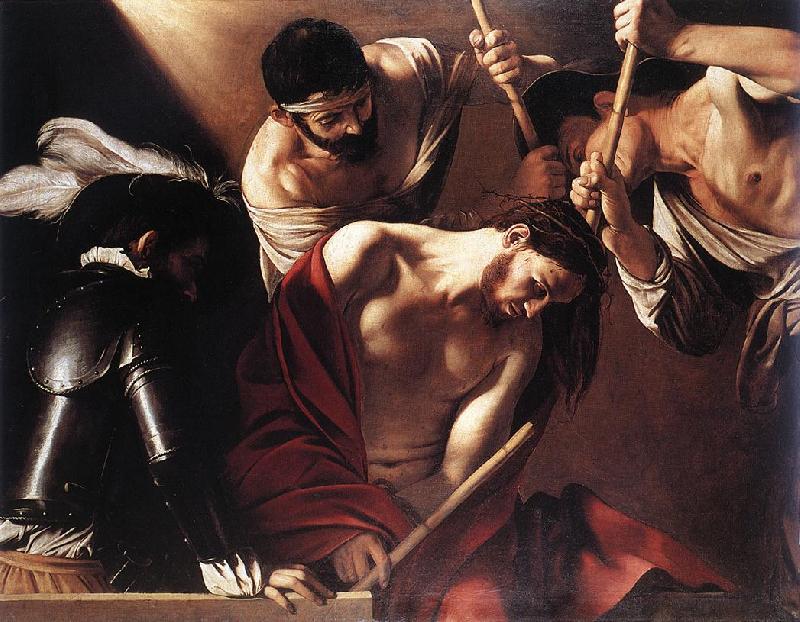 Caravaggio The Crowning with Thorns f France oil painting art