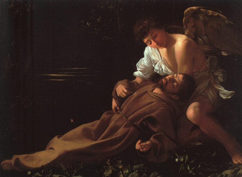 Caravaggio St.Francis in Ecstasy oil painting image