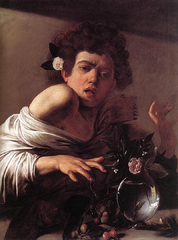 Caravaggio Boy Bitten by a Lizard f France oil painting art