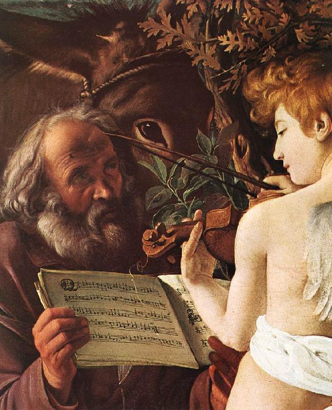 Caravaggio Rest on Flight to Egypt (detail) fgf oil painting picture