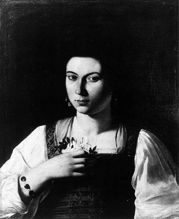 Caravaggio Portrait of a Courtesan fg France oil painting art