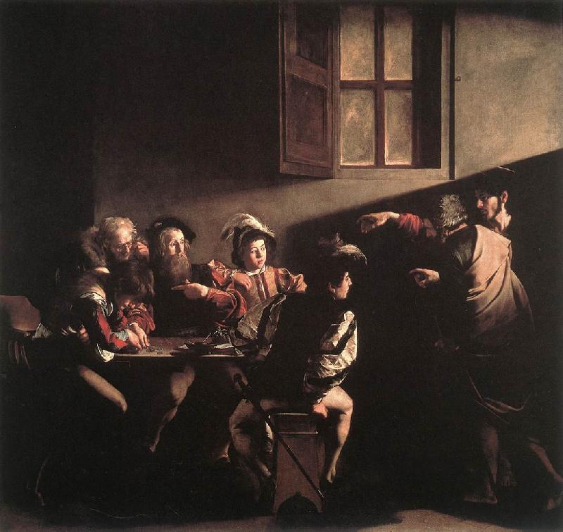 Caravaggio The Calling of Saint Matthew fg France oil painting art
