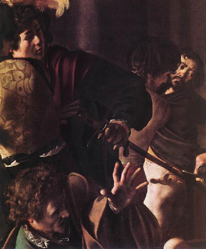 Caravaggio The Martyrdom of St Matthew (detail) fg France oil painting art