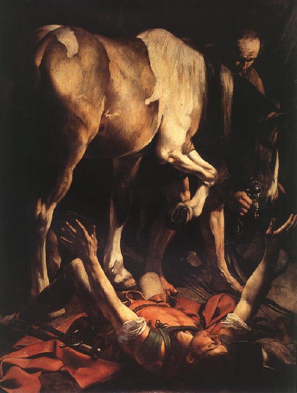 Caravaggio The Conversion on the Way to Damascus fgg oil painting picture
