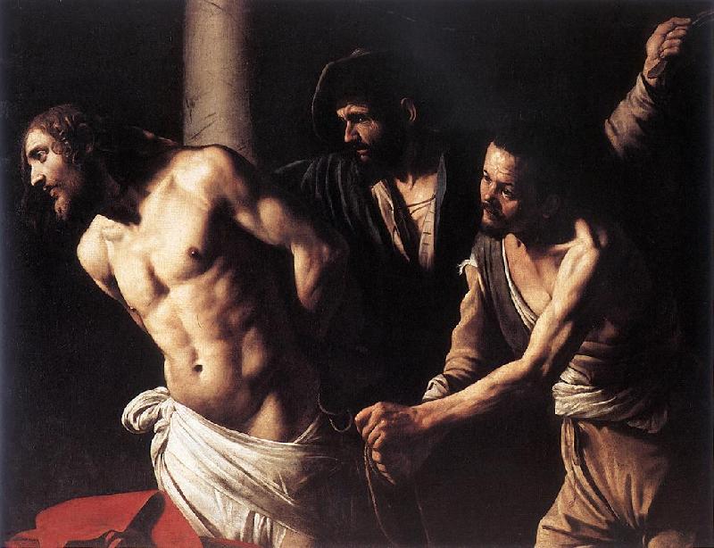 Caravaggio Christ at the Column fdg oil painting image