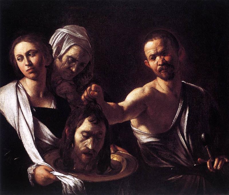 Caravaggio Salome with the Head of St John the Baptist fg France oil painting art