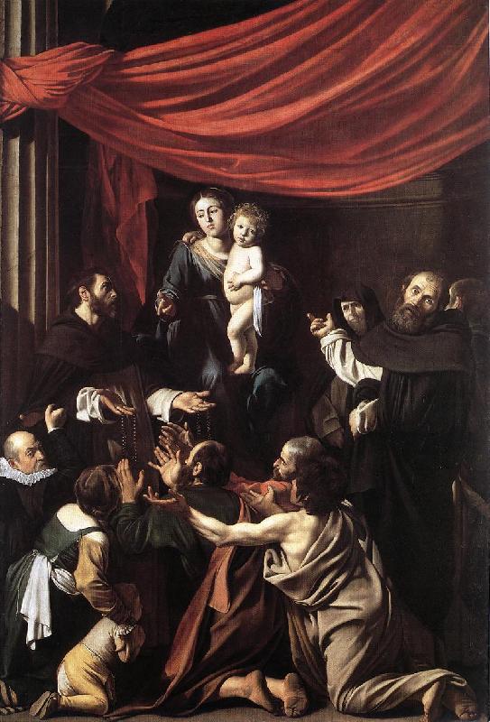 Caravaggio Madonna del Rosario df oil painting image