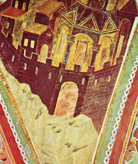 Cimabue St Luke (detail) gh oil painting image