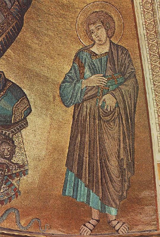 Cimabue Christ Enthroned between the Virgin and St John the Evangelist (detail)  fgh France oil painting art