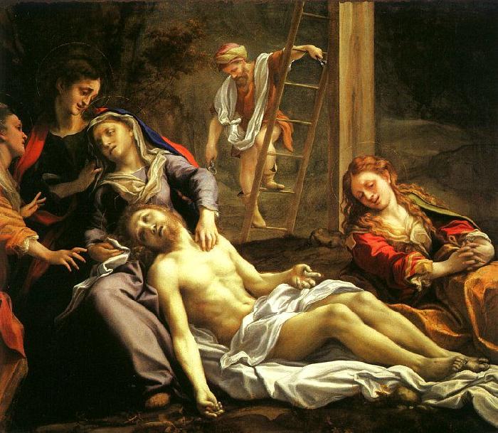 Correggio Deposition oil painting image