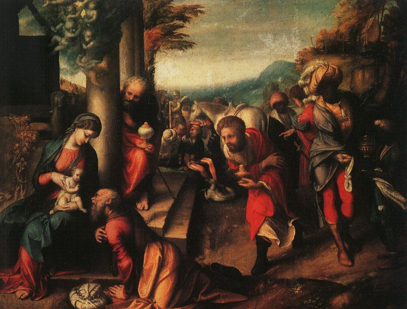 Correggio The Adoration of the Magi_3 oil painting image