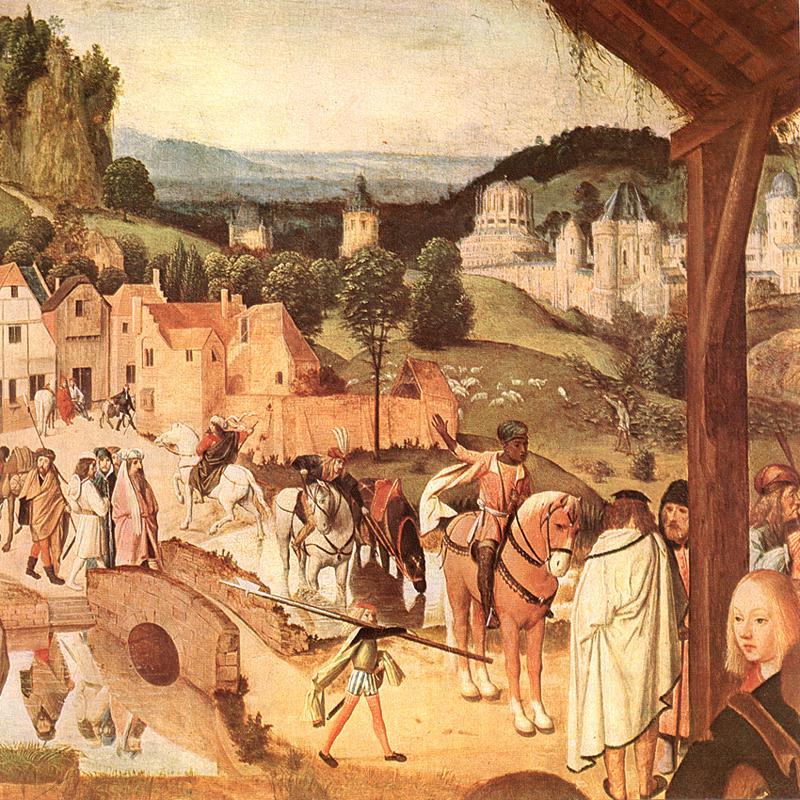 GAROFALO Adoration of the Magi (detail) sdg oil painting picture