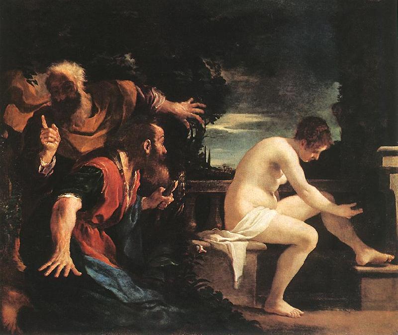 GUERCINO Susanna and the Elders kyh France oil painting art