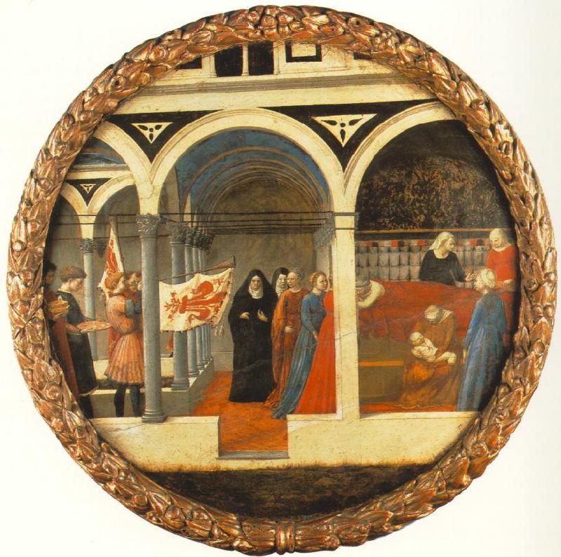 MASACCIO The Holy Trinity with Virgin and St. John, France oil painting art