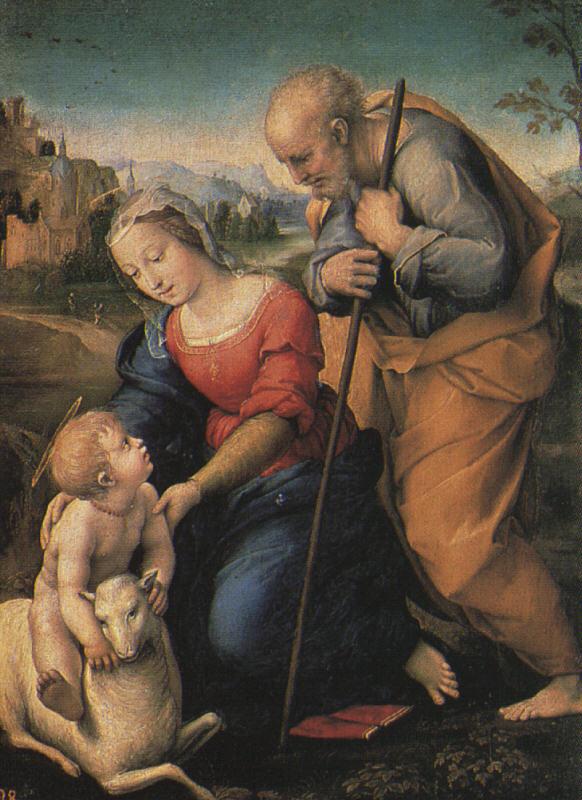 Raphael The Holy Family with a Lamb oil painting picture
