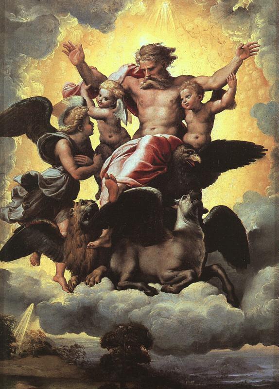 Raphael The Vision of Ezekiel France oil painting art