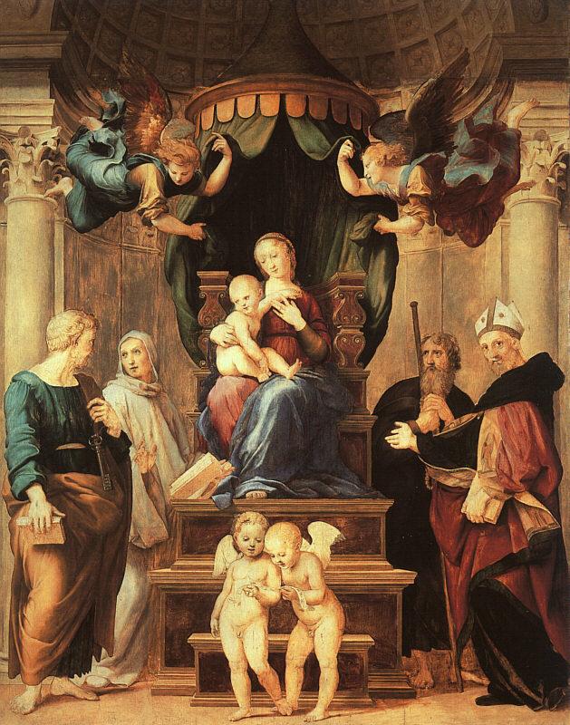 Raphael Madonna del Baldacchino France oil painting art