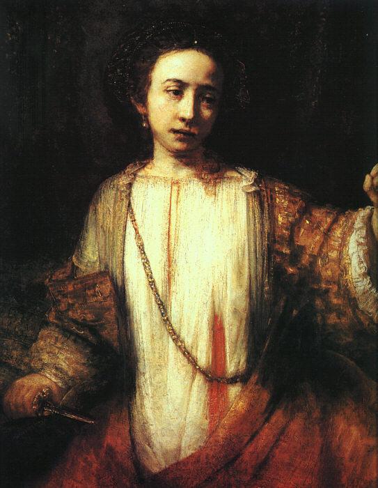 Rembrandt Lucretia France oil painting art