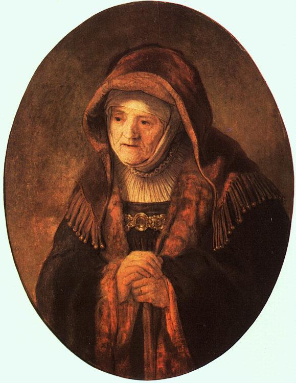 Rembrandt Rembrandt's Mother France oil painting art