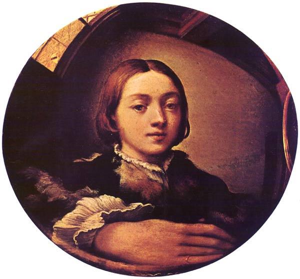 PARMIGIANINO Self-portrait in a Convex Mirror a France oil painting art