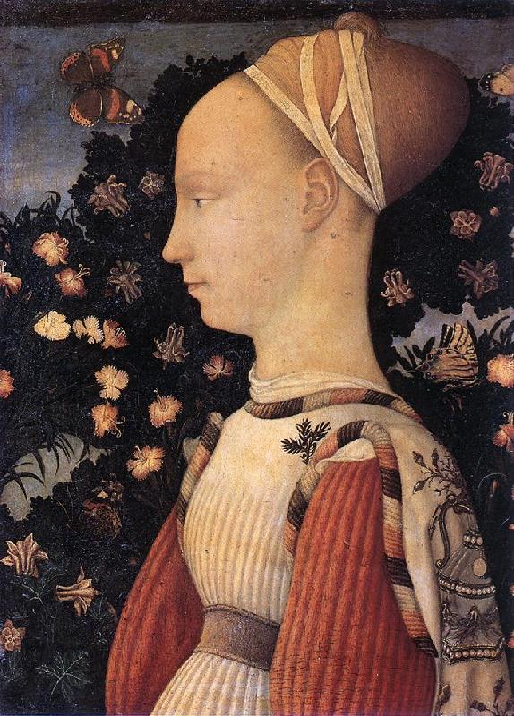 PISANELLO Portrait of a Princess of the House of Este  vhh oil painting image