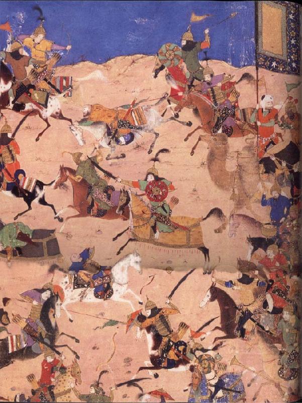 Bihzad Sikanar overcomes the Hosts of Dara oil painting image