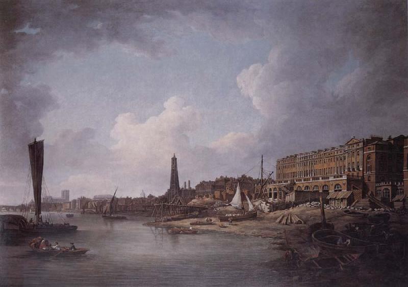 Canaletto The Adelphi,London,under construcion,with York Water Tower and the River Thames towards Westminster oil painting picture