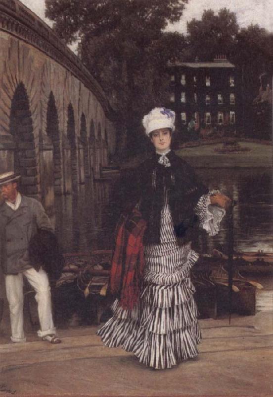 J.J.Tissot An Afternoon Excursion France oil painting art