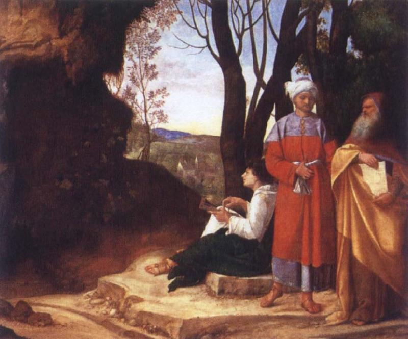 Giorgione The Three Philosophers oil painting picture