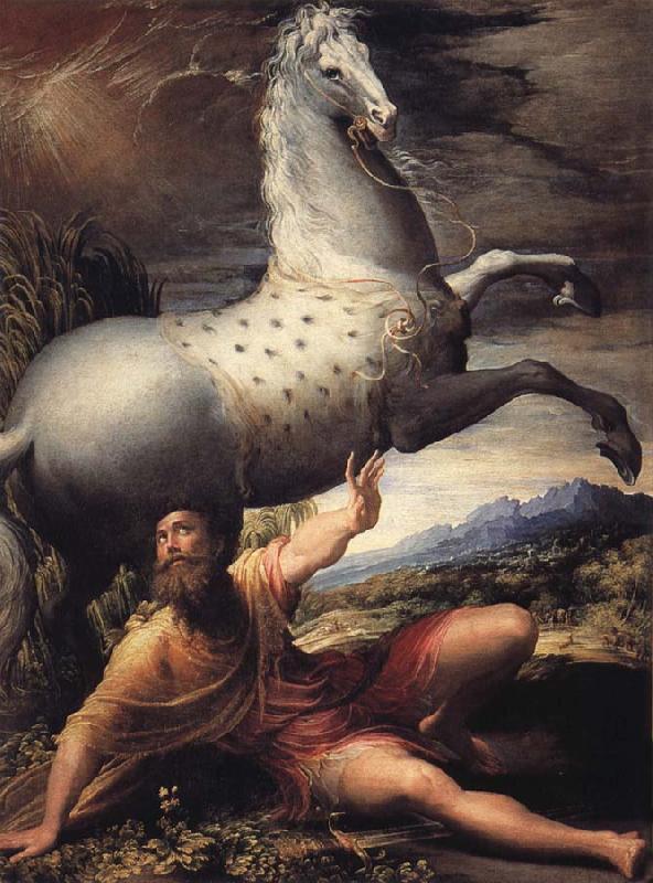 PARMIGIANINO The Conversion of Paul France oil painting art