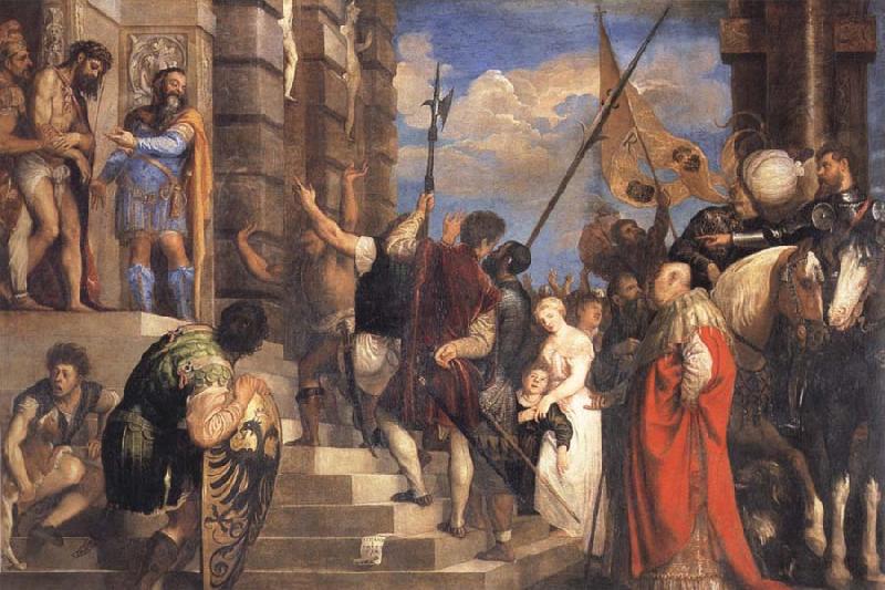 Titian Ecce homo France oil painting art
