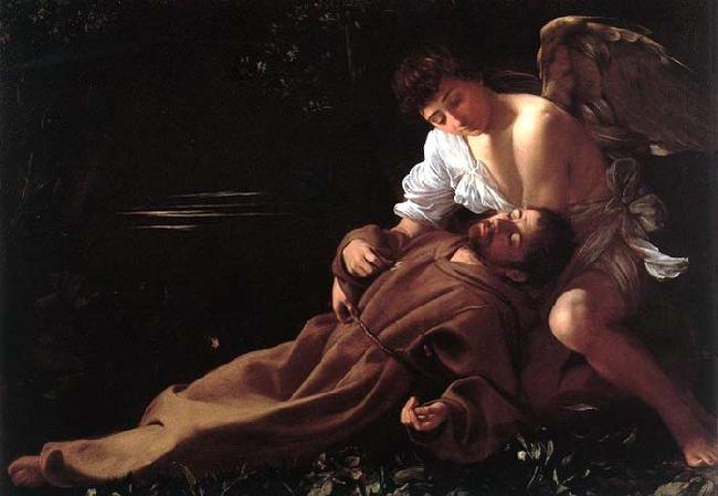 Caravaggio St. Francis in Ecstasy France oil painting art