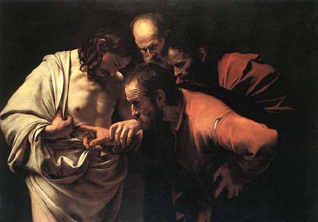 Caravaggio The Incredulity of Saint Thomas France oil painting art