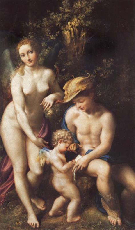 Correggio Venus with Mercury and Cupid France oil painting art