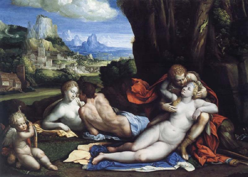 GAROFALO An Allegory of Love France oil painting art