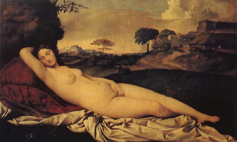 Giorgione Sleeping Venus France oil painting art