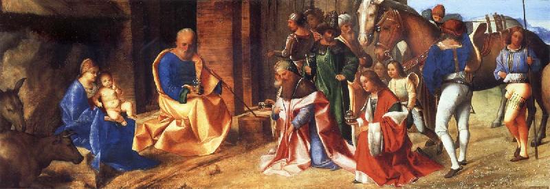 Giorgione The Adoration of the Kings France oil painting art