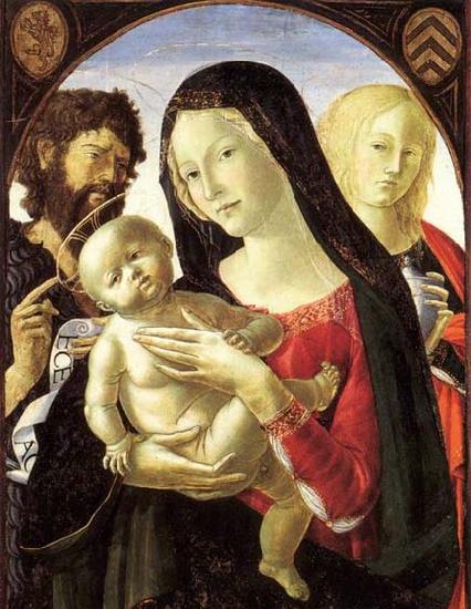 Neroccio Madonna and Child with St John the Baptist and St Mary Magdalene France oil painting art