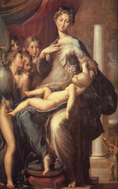 PARMIGIANINO Madonna of the Long Neck France oil painting art