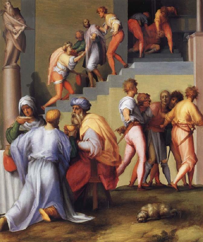 Pontormo Pharaoh Pardons the Butler and Ordes the Execution of the Baker France oil painting art