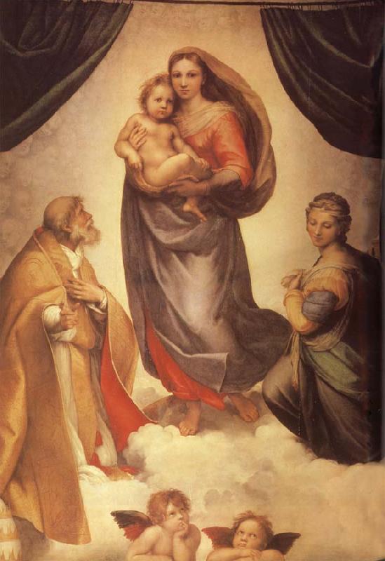 Raphael Sistine Madonna oil painting image